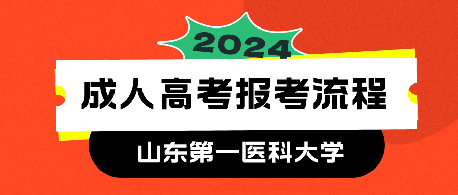 2024年山东第一医科大学成人高考报考流程