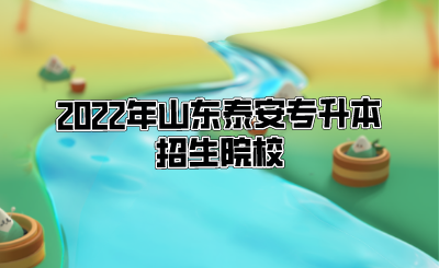 2022年山东泰安专升本招生院校(图1)