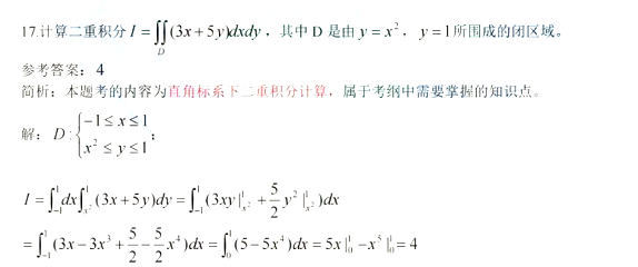 2022年山东省专升本考试高等数学真题及答案(图19)